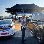 Ditlantas Polda Bali Jaga Kelancaran Arus di Tol Bali Mandara Saat Ops Zebra Agung 2025