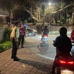 Unit Samapta Polsek Kuta Utara Gencarkan Blue Light Patrol Di Kawasan Obyek Wisata.