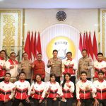 Tim Kempo Bali Disambut Kapolda Bali, Berhasil Harumkan Nama Bali di PON Beladiri