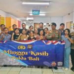 Minggu Kasih, Ditpamobvit Polda Bali Menyampaikan Pesan Kamtibmas Kepada Masyarakat