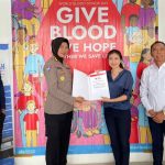 Peringatan HUT Satuan Pengamanan (SATPAM) Ke-45, Ditbinmas Polda Bali Menggelar Kegiatan Donor Darah