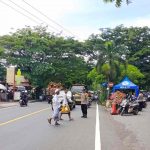 Polsek Dawan Gelar Pengamanan dan Pengaturan Lalu Lintas Upacara Padudusan Agung