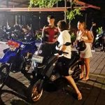 Bersama Linmas Desa Canggu Unit Samapta Polsek Kuta Utara Lakukan Patroli Di Kawasan Wisata