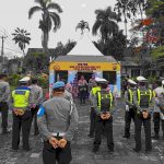 Apel Jampim Perdana di Pospam Kesiman Kertalangu, Kapolsek Dentim Tekankan Kesiapan Personel Jelang Nataru