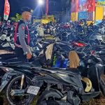 Cegah Gangguan Kamtibmas UKL Polsek Kuta Utara Patroli Sambamgi Pasar Rakyat