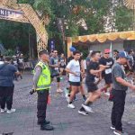 Kapolsek Mengwi Pimpin Pengamanan Mengwi Run and Culture 2025