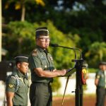 Kodam IX/Udayana Gelar Upacara 17-an Perdana Tahun 2026 di Lapangan I Gusti Ngurah Rai Kepaon