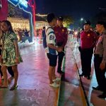 Unit Pam Wisata Polresta Denpasar Intensifkan Patroli di Kawasan Beachwalk dan Hotel Mercure Kuta