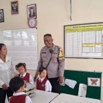 Bhabinkamtibmas Sanur Pantau Penyaluran Paket Makan Bergizi Gratis di Sekolah Dasar