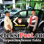 Pastikan Situasi Aman Polsek Kuta Utara Tingkatkan Patroli Di Jalan Raya Canggu.