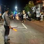 Bhabinkamtibmas dan Pecalang Amankan Sesolahan Sesuunan Desa Adat Kutampi.