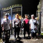 Kapolsek Mengwi Pimpin Pengamanan Pementasan Calon Narang di Pura Dalem Desa Adat Denkayu