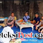 Bhabinkamtibmas Desa Tusan Mendampingi Kasubdit Bintibsos Ditbinmas Polda Bali Serahkan Sarana Kontak di Desa Tusan