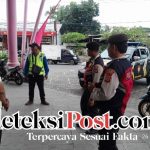 Antisipasi Kunci Nyantol Unit Samapta Polsek Mengwi Sampaikan Imbauan Kamtibmas di Pusat Perbelanjaan