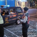 Patroli Dialogis Samapta Polsek Abiansemal Sambangi Security Bank BRI Unit Blahkiuh