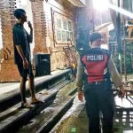 Patroli Harkamtibmas Samapta Polsek Abiansemal Sambangi Yowana Pembuat Ogoh-Ogoh