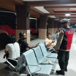 Patroli Rutin Polsek Denpasar Utara di Terminal Ubung Cegah Gangguan Kamtibmas