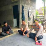 Kapolsek Klungkung Silaturahmi dan Berikan Imbauan Kamtibmas kepada Warga