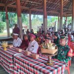 Komitmen Pelestarian Budaya Menggema, Babinsa Kesiut Hadir di Bulan Bahasa Bali VIII