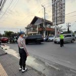 Sat Lantas Polres Badung Pastikan Kamseltibcarlantas Kondusif