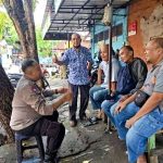 Sambangi Warga Banjar Kelandis, Bhabinkamtibmas Sumerta Kauh Sampaikan Himbauan Kamtibmas