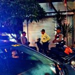 Samapta Polsek Abiansemal Sampaikan Imbauan Kamtibmas Saat Patroli