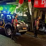 Polsek Kuta Utara Tingkatkan Blue Light Patrol Sambangi Tempat Pembuatan Ogoh Ogoh