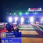 Pastikan Situasi Kamseltibcarlantas Kondusif PJR Tol Patroli Malam Hari