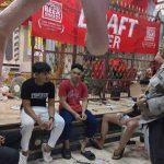 Sambangi Banjar Eka Dharma, Bhabinkamtibmas Berikan Pembinaan kepada STT Yowana Dharma