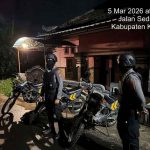 Raimas Sat Samapta Polres Klungkung Patroli Rumah Kosong Ditinggal Mudik.