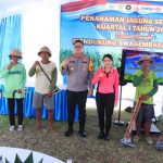Polres Klungkung Laksanakan Tanam Raya Jagung Serentak Dukung Program Swasembada Pangan