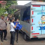 Bhabinkamtibmas Kel. Dangin Puri bersama Babinsa Pantau Pelaksanaan Program Makan Bergizi Gratis di Wilayah Binaannya