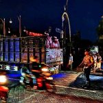 Pelaksanaan Melasti di Wilayah   Denpasar Utara, Personel Polsek Lakukan Pengamanan Jalur