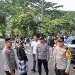 Kapolresta Denpasar Tinjau Langsung Pengamanan Sholat Ied di Lapangan Lumintang