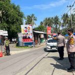 Polsek Nusa Penida Amankan Kegiatan Piodalan di Pura Penataran Ped