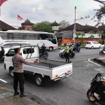 Lalin Tetap Mengalir, Strong Point Polres Badung Amankan Jalur Padat