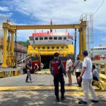 Pengamanan Rutin Pelabuhan Roro Sampalan, Polsubsektor Hadir Berikan Rasa Aman