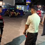Sambangi Area Pertokoan Polsek Kuta Utara Ingatkan Security Waspada Aksi Kejahatan