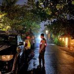 Tak Henti Patroli Polsek Kuta Utara Beri Rasa Amam Wisatawan Di Kawasan Wisata  Batu Mejan