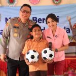 Kapolres Klungkung Monitoring Program MBG di SDN 3 Kusamba.