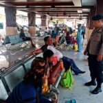 KRYD Polsek Denpasar Utara di Terminal Ubung, Ciptakan Rasa Aman dan Cegah Premanisme