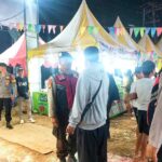 Patroli Harkamtibmas Samapta Polsek Abiansemal, Sambangi Pasar Malam & Strong Point Jalur Sepi