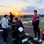 Cegah Balap Liar, Samapta Polres Klungkung Gencarkan Patroli Dialogis di Kawasan PKB.
