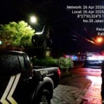 Blue Light Patrol Polsek Mengwi Susuri Jalur Utama Denpasar–Singaraja, Pastikan Situasi Kondusif