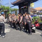 Polsek Kuta Utara Simulasikan Tanggap Bencana Gempa Bumi