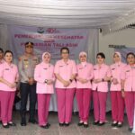 HUT ke-46 Yayasan Kemala Bhayangkari, Ny. Didit Daniel Adityajaya Gelar Aksi Sosial di Kubu Karangasem
