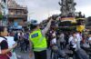 Polres dan Polsek Klungkung Amankan Kegiatan Jalan Santai HUT ke-7 FKKBPD.