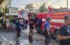 Polres Klungkung Datangi Lokasi Kebakaran Ruko di Semarapura Kauh.