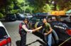 Pastikan Keamanan Di Area Sentral Parkir Tibubeneng  Polsek Kuta Utara Tingkatkan  Patroli