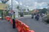 Unit Lantas Polsek Kuta Utara Lancarkan Arus Lalin  di Simpang Merta Agung Utara